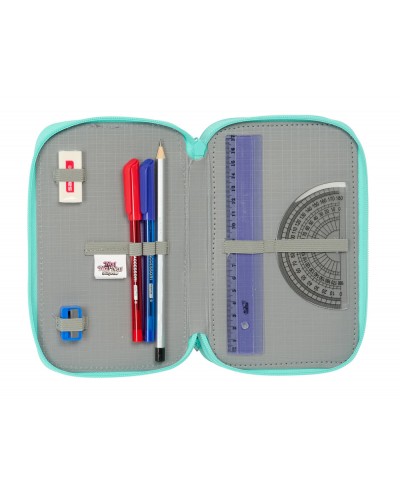 Plumier escolar safta triple 37 piezas na na na bunny 195x125x55 mm