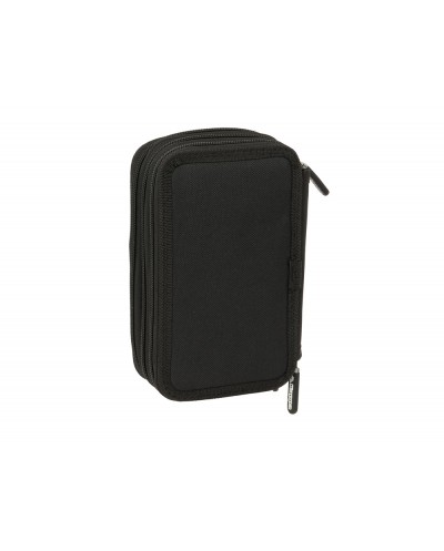 Plumier escolar safta triple 37 piezas kappa dark 195x125x55 mm