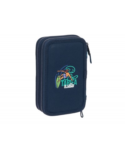 Plumier escolar safta doble pequeno 29 piezas el nino kook 195x125x40 mm