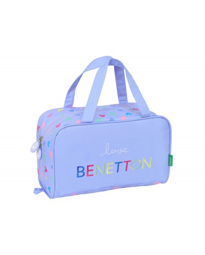 Neceser safta rectangular benetton lila 140x310x190 mm