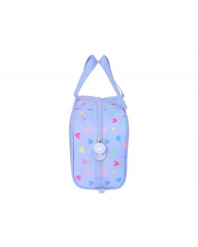 Neceser safta rectangular benetton lila 140x310x190 mm