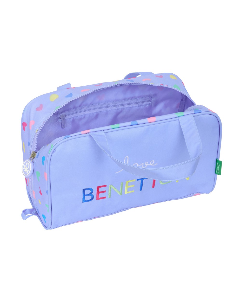 Neceser safta rectangular benetton lila 140x310x190 mm