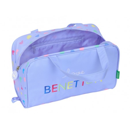 Neceser safta rectangular benetton lila 140x310x190 mm