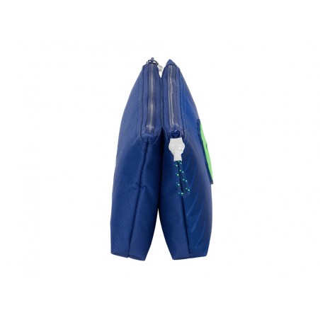 Neceser safta pequeno doble fc barcelona navy blue 100x220x80 mm