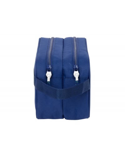 Neceser safta 2 departamentos adaptable a carro fc barcelona navy blue 150x260x125 mm