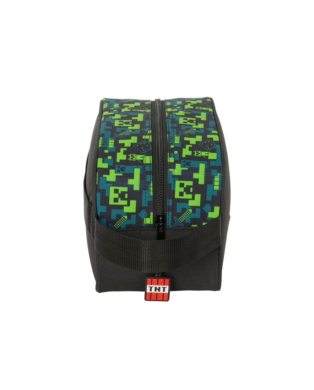 Neceser safta 1 asa adaptable a carro minecraft tnt 150x260x120 mm