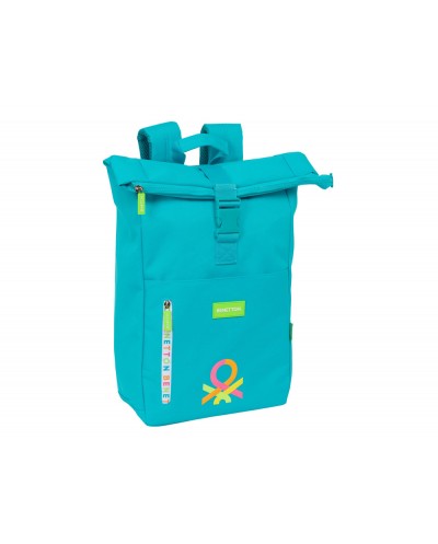 Mochila safta solapa para portatil 156 benetton spring 420x280x130 mm