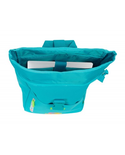 Mochila safta solapa para portatil 156 benetton spring 420x280x130 mm