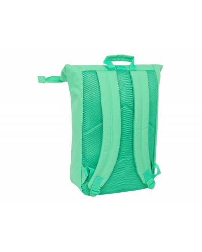 Mochila safta solapa para portatil 156 benetton mint 420x280x130 mm
