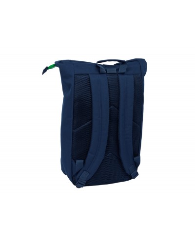 Mochila safta solapa para portatil 156 benetton green 420x280x130 mm