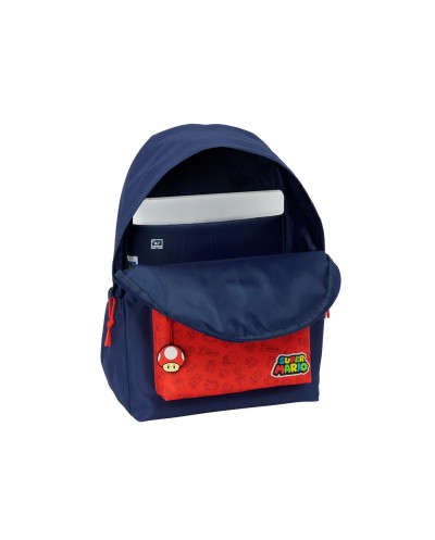 Mochila safta para portatil 141 super mario trick 430x310x130 mm