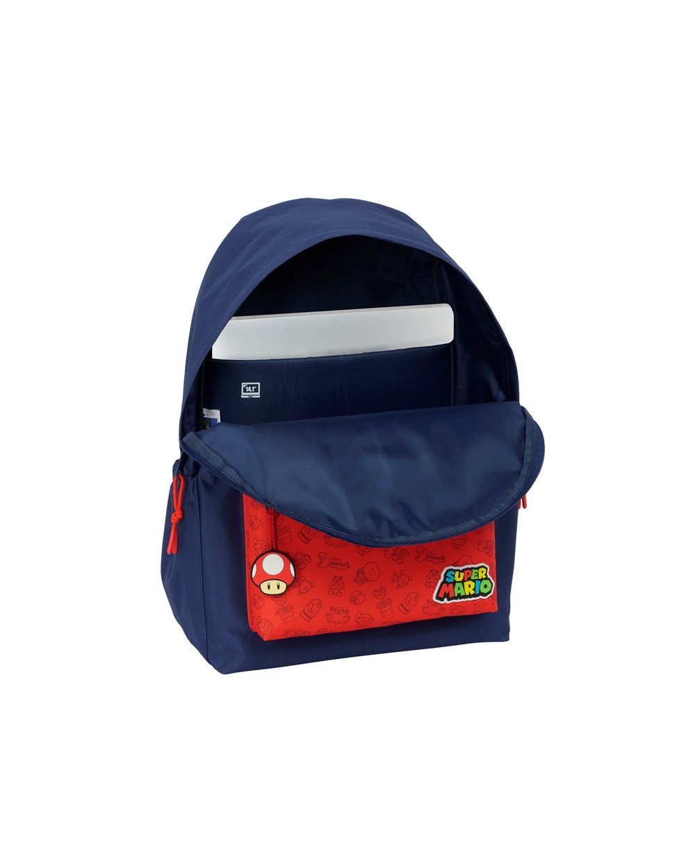 Mochila safta para portatil 141 super mario trick 430x310x130 mm