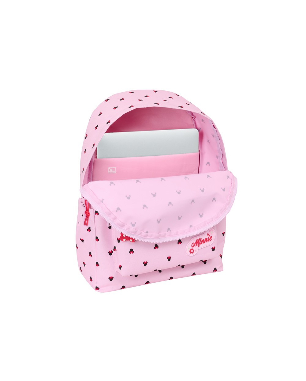 Mochila safta para portatil 141 minnie mouse nalve 430x310x130 mm