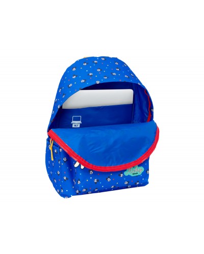 Mochila safta para portatil 141 mickey mouse good day 430x310x130 mm