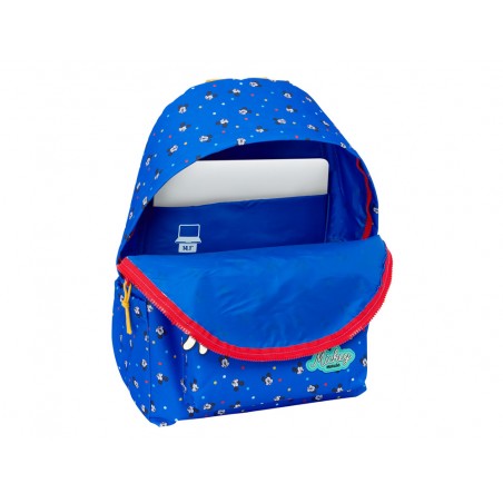 Mochila safta para portatil 141 mickey mouse good day 430x310x130 mm