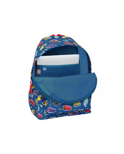 Mochila safta para portatil 141 cars racing 430x310x130 mm