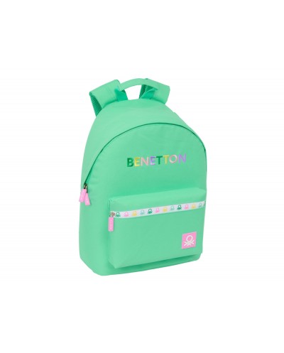Mochila safta para portatil 141 benetton mint 410x310x160 mm