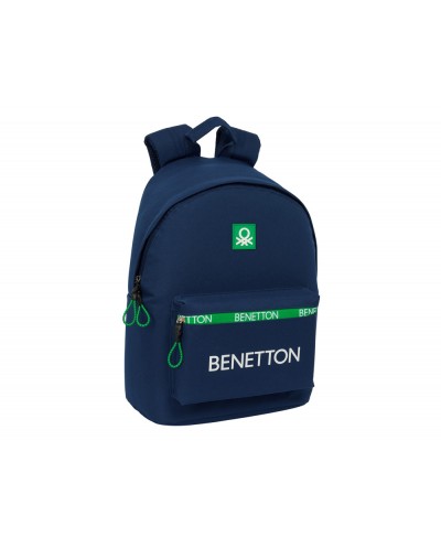Mochila safta para portatil 141 benetton green 410x310x160 mm