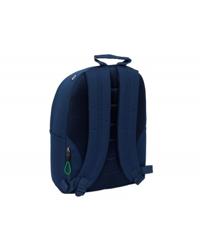Mochila safta para portatil 141 benetton green 410x310x160 mm