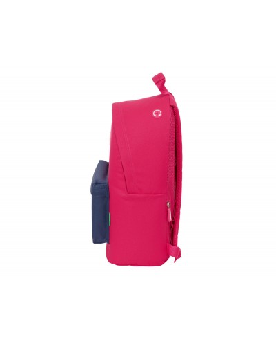 Mochila safta para portatil 141 benetton cherry 410x310x160 mm