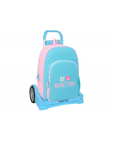 Mochila safta mod 876 con carro evolution benetton unique 460x300x140 mm