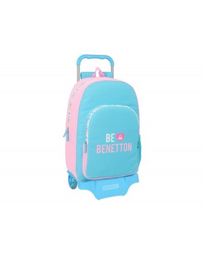 Mochila safta mod 876 con carro 905 benetton unique 460x300x140 mm