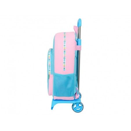 Mochila safta mod 876 con carro 905 benetton unique 460x300x140 mm
