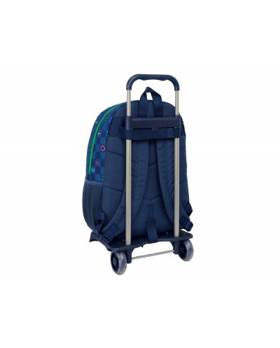 Mochila safta mod 876 con carro 905 benetton damero 460x300x140 mm