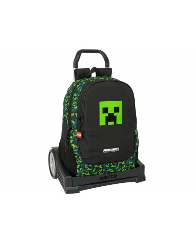 Mochila safta mod 665 con carro evolution minecraft tnt 440x320x160 mm
