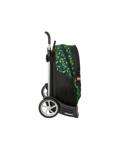 Mochila safta mod 665 con carro evolution minecraft tnt 440x320x160 mm