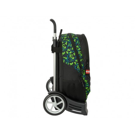 Mochila safta mod 665 con carro evolution minecraft tnt 440x320x160 mm