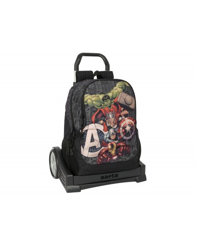 Mochila safta mod 665 con carro evolution avengers vendetta 440x320x160 mm