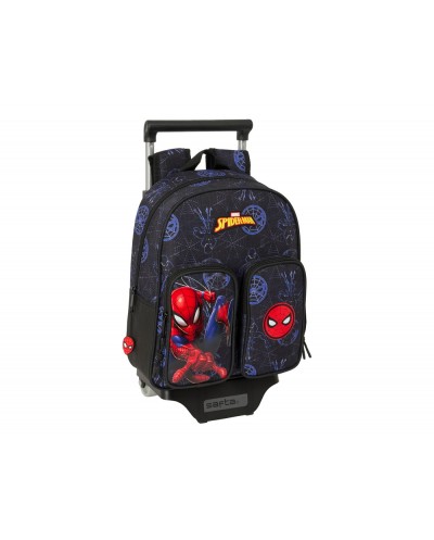 Mochila safta mod 524 con carro 705 spider man attack 330x270x100 mm