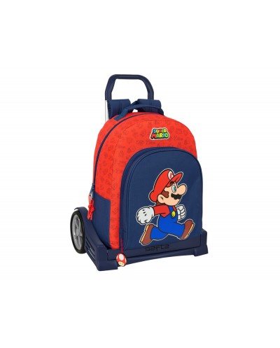 Mochila safta mod 305 con carro evolution super mario trick 420x320x150 mm