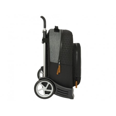 Mochila safta mod 305 con carro evolution reciclado blackfit8 old school 420x320x150 mm