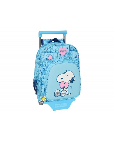 Mochila safta mod 185 con carro 705 snoopy love 340x260x110 mm
