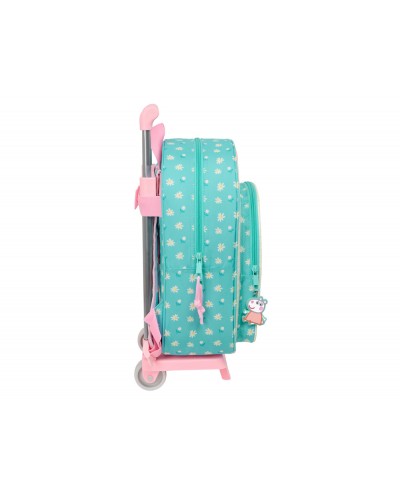 Mochila safta mod 185 con carro 705 peppa pig pretty flowers 340x260x110 mm