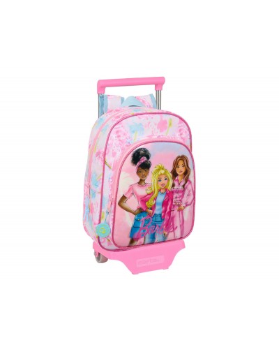Mochila safta mod 185 con carro 705 barbie 340x260x110 mm