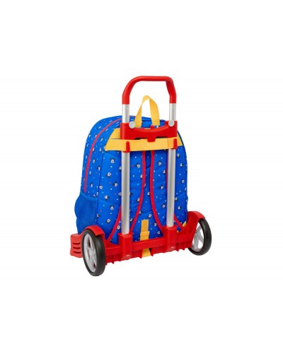 Mochila safta mod 180 con carro evolution mickey mouse good day 420x330x140 mm