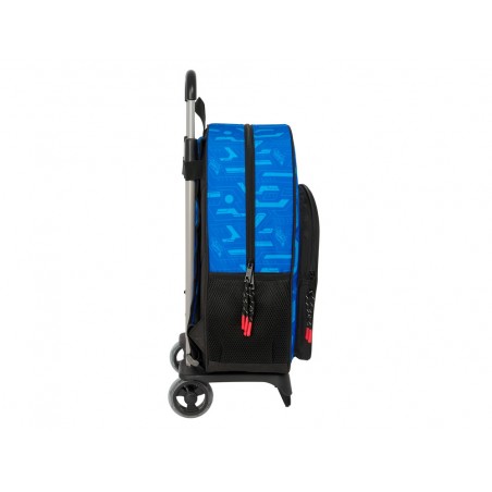 Mochila safta mod 180 con carro 905 hot wheels let s race 420x330x140 mm