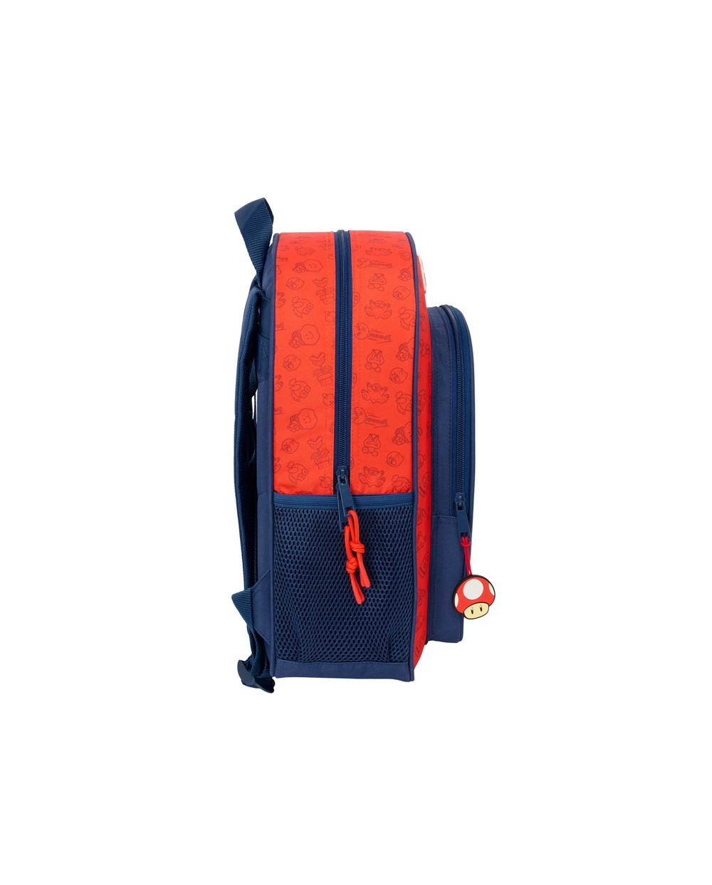 Mochila safta junior adaptable a carro super mario trick 380x320x120 mm