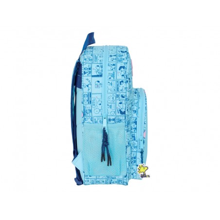 Mochila safta junior adaptable a carro snoopy love 380x320x120 mm