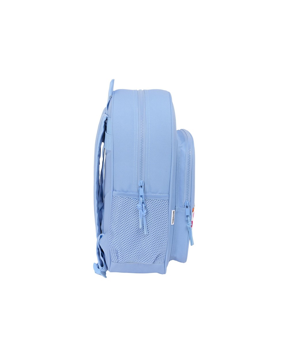 Mochila safta junior adaptable a carro reciclado smiley world joyful 380x320x120 mm