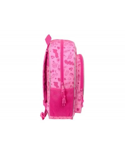 Mochila safta junior adaptable a carro rainbow high shine 380x320x120 mm
