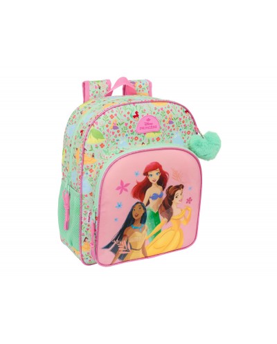 Mochila safta junior adaptable a carro princesas disney bloom 380x320x120 mm