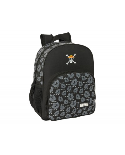 Mochila safta junior adaptable a carro one piece pirates 380x320x120 mm