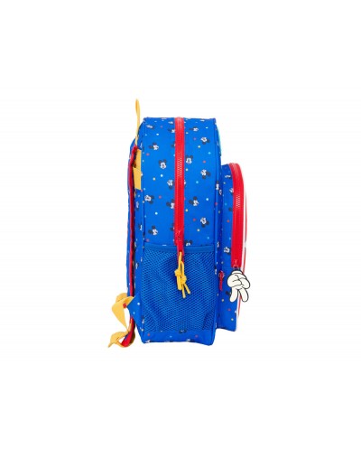 Mochila safta junior adaptable a carro mickey mouse good day 380x320x120 mm