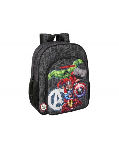 Mochila safta junior adaptable a carro avengers vendetta 380x320x120 mm