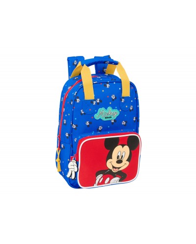 Mochila safta infantil con asas adaptable a carro mickey mouse good day 280x200x80 mm