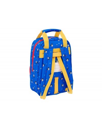 Mochila safta infantil con asas adaptable a carro mickey mouse good day 280x200x80 mm